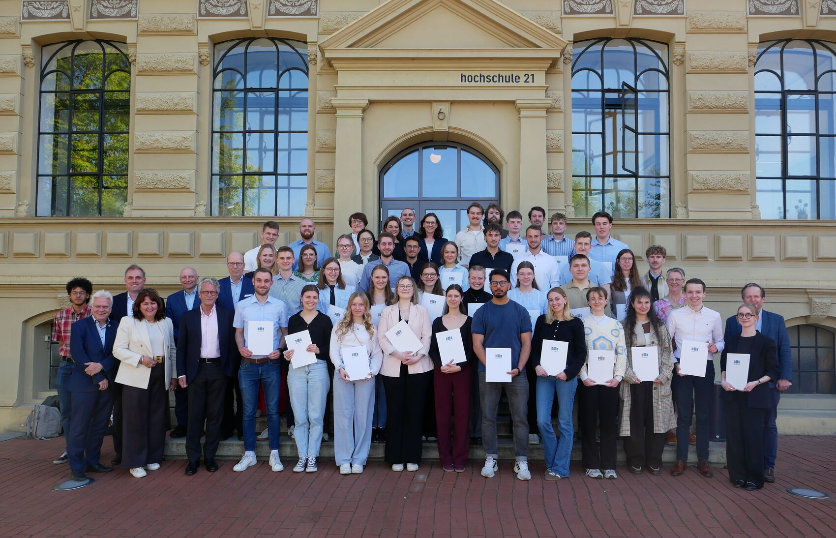 Gruppenfoto Stipendiatinnen und Förderer