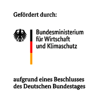 Logo Gefördert: Bundesministerium für Wirtschaft und Klimaschutz